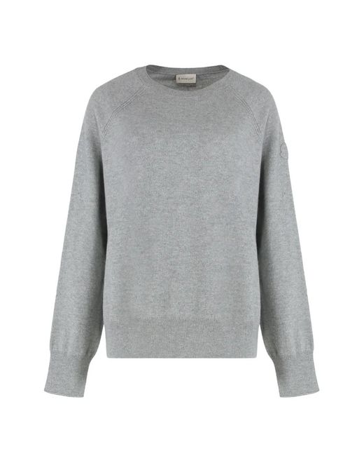Moncler Gray Pull En Cachemire