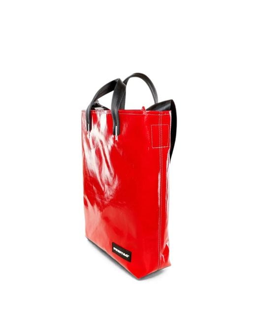 Freitag Red Leland Tote Bag for men