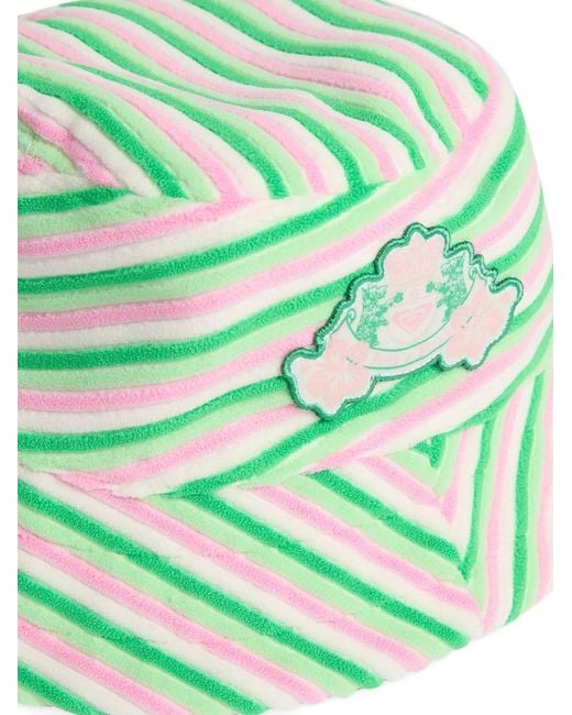 Juicy Couture Pink X Roxy Reversible Logo-Patch Bucket Hat