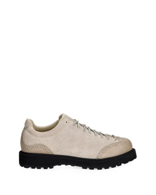Diemme White Chaussures À Détail Richelieus Et Empiècements for men