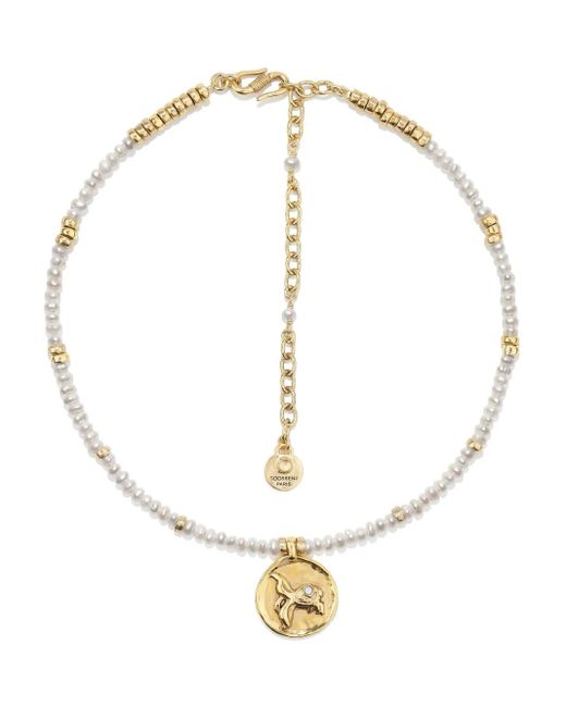 Collana Astro Pisces di Goossens in White