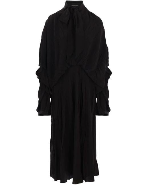 Balenciaga Black Midi Dresses