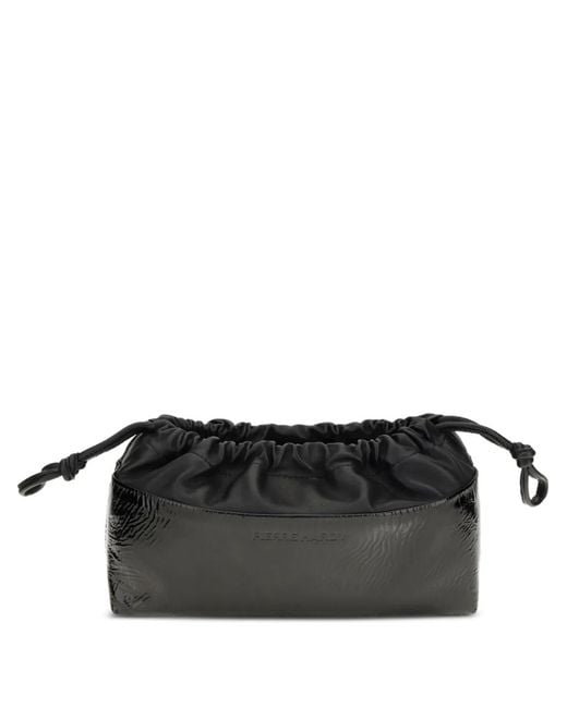 Pierre Hardy Black Twin Drawstring Clutch Bag
