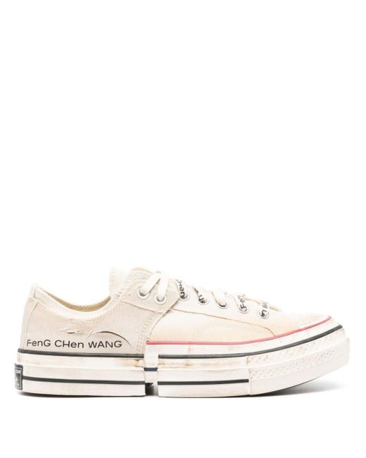 Converse White X Feng Chen Wang 2-in-1 Chuck 70 Sneakers