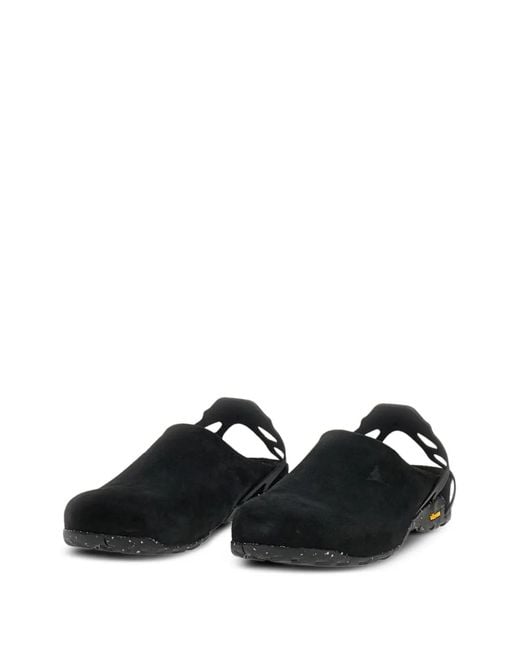 Roa Black Fedaia Suede Sneakers for men