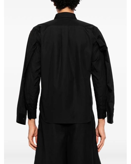COMME DES GARÇON BLACK Black Chest Pocket Shirt