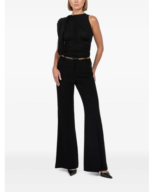 Magda Butrym Black Draped Top