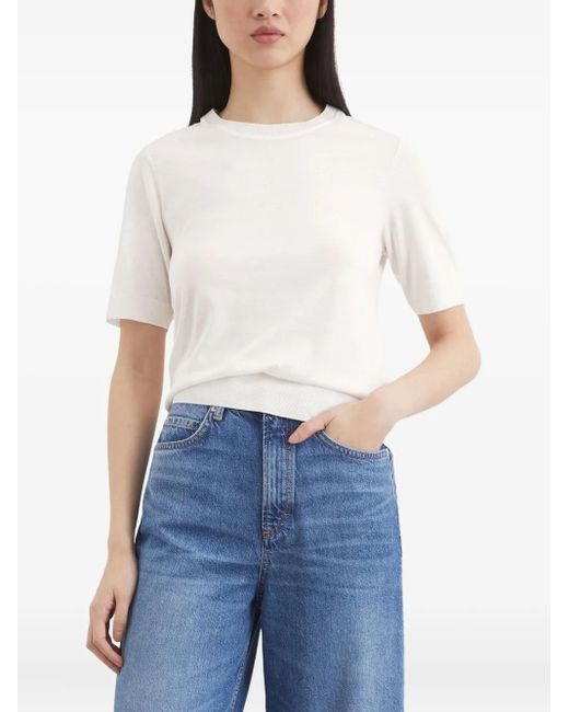 Marc O' Polo White Short-Sleeve T-Shirt