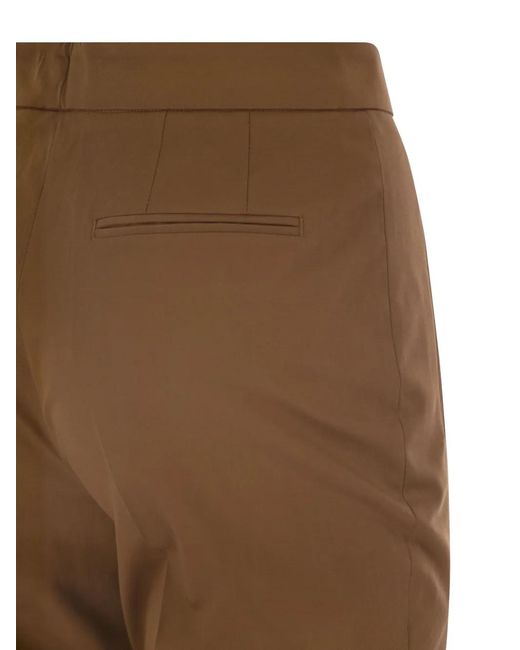 PT Torino Brown Frida Crease Trousers