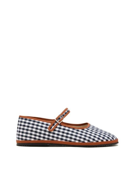 Capulet White Bambina Milena Ballet Flats