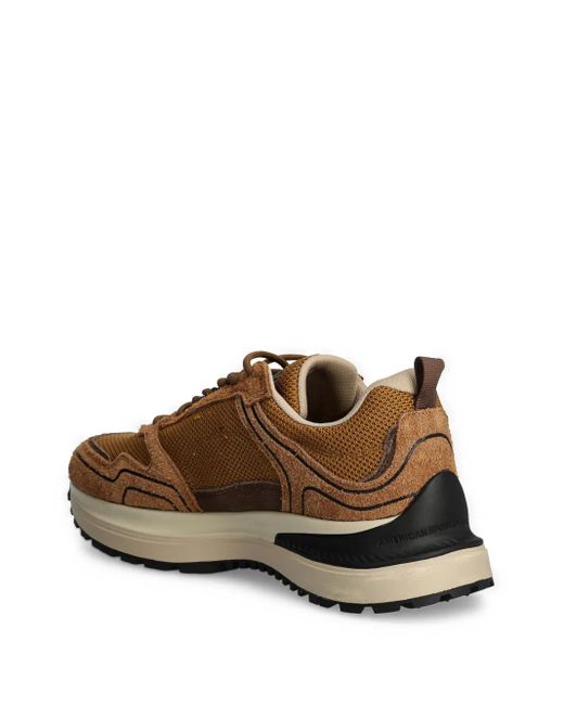 Gant Brown Logo-Patch Sneakers for men