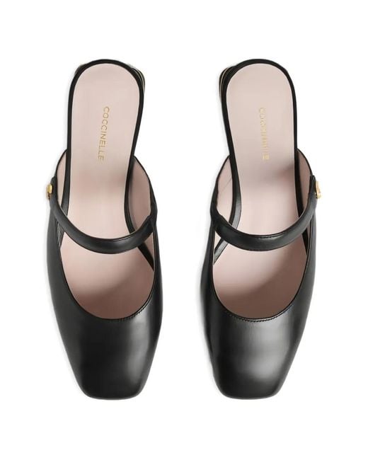 Coccinelle Black Mules C-Everyday