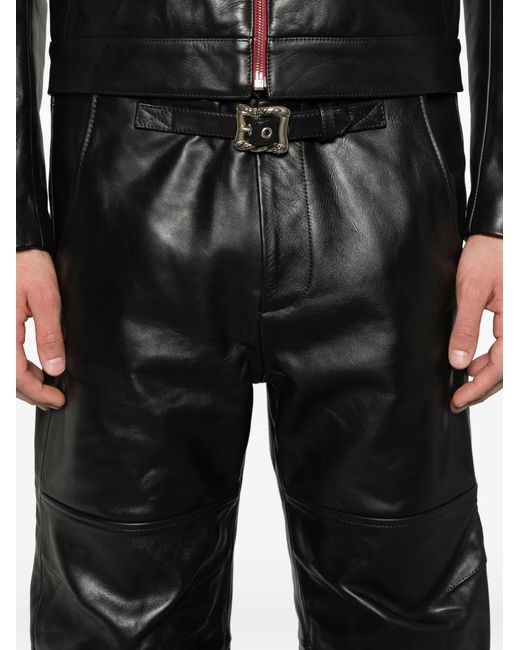 Enfants Riches Deprimes Gray Buckle Panelled Trousers for men