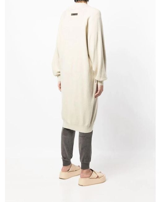 Fear Of God Natural Zip-Up Long-Length Cardigan