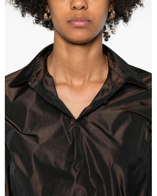 ROSSO35 Black Button-Up Shirt