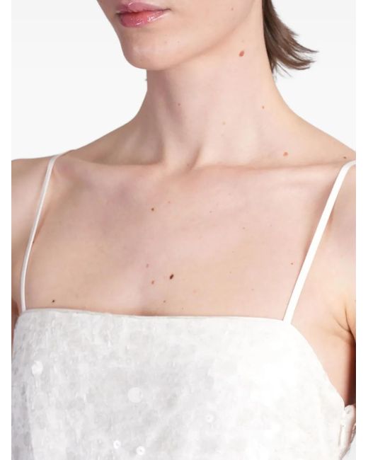 Robe Lollie À Coupe Courte Jonathan Simkhai en coloris White