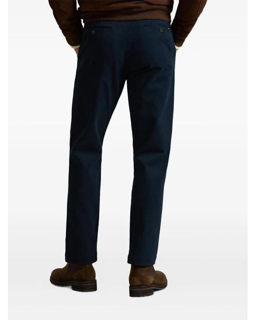 Polo Ralph Lauren Blue Twill Trousers for men