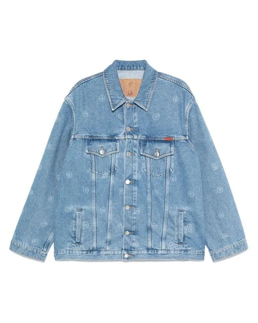 Martine Rose Blue Denim Jacket