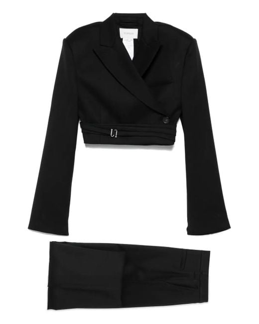 Veste En Jean À Coupe Crop Sportmax en coloris Black