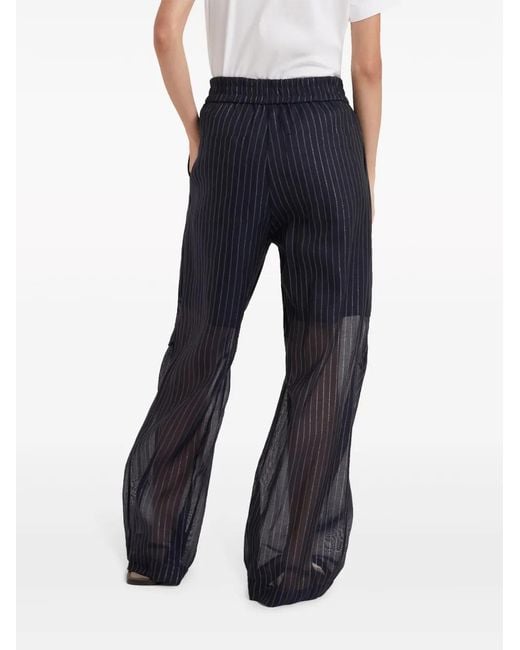 Brunello Cucinelli Blue Luxurious Trousers