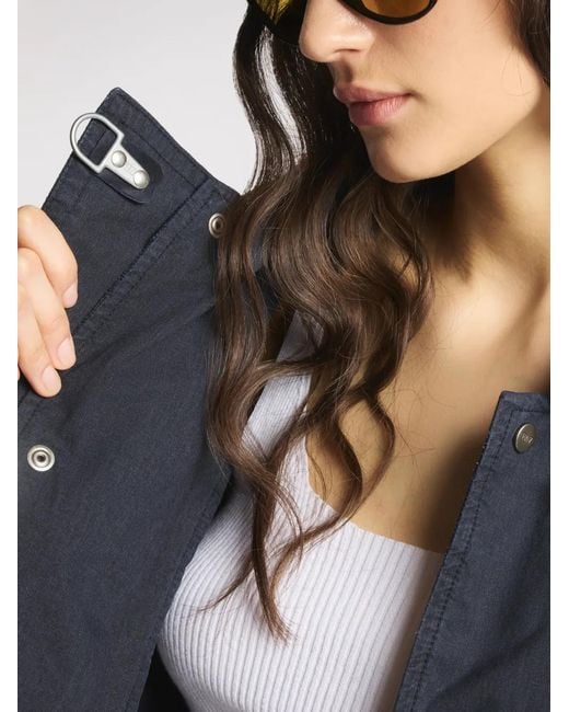 Fay Blue Patch-Pocket Jacket