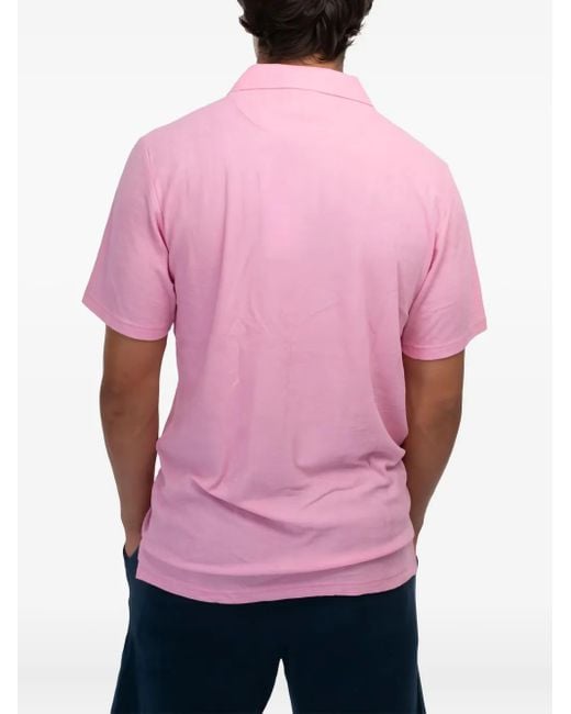 Mc2 Saint Barth Pink Short-Sleeved Polo Shirt for men
