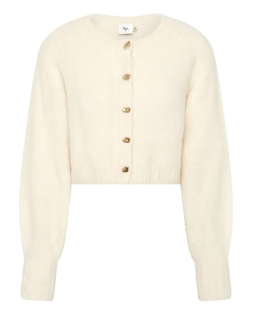 Aje. Natural Geknöpfter Celine Cardigan