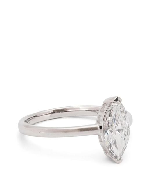 PERSÉE White Ring Mit Diamanten