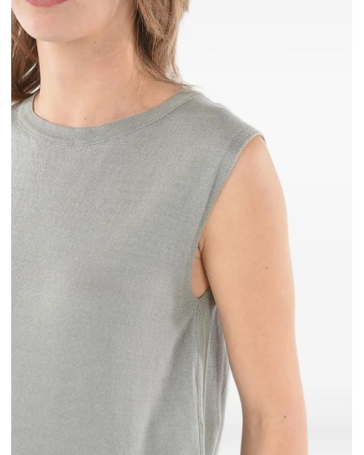 Ixos Gray Calendula Sleeveless Top