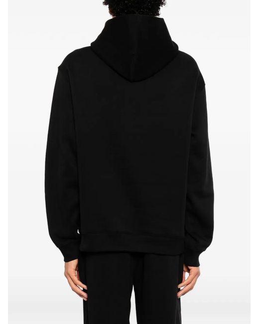 Melt Black Graphic-Print Hoodie for men