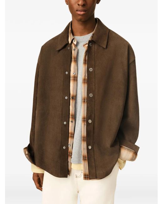 Giacca-Camicia di AMI in Brown da Uomo