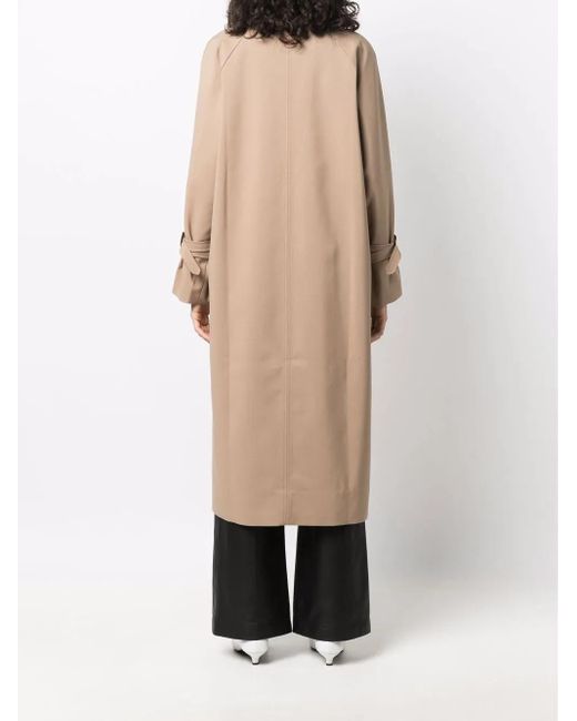 Totême Natural Double-Breasted Trench Coat