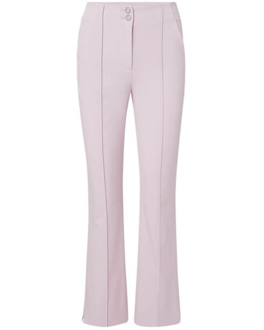 Veronica Beard Pink Kean Cropped Trousers