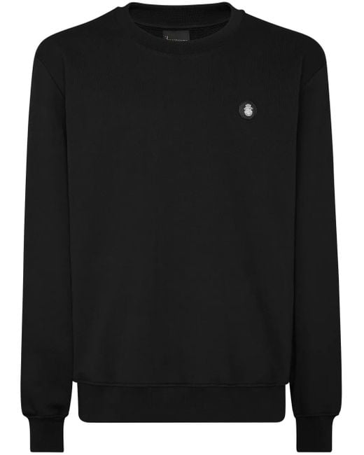 Billionaire Black Logo-Plaque Sweatshirt for men