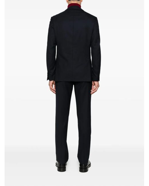 Lardini Black Two-Button Pocket Suit for men