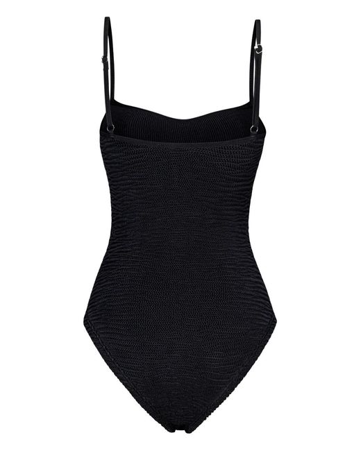 Paramidonna Black Marisia Square-Neck Swimsuit