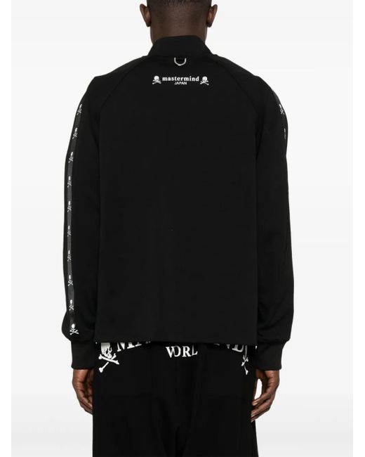 Mastermind Japan Black Skull-Print Track Jacket for men