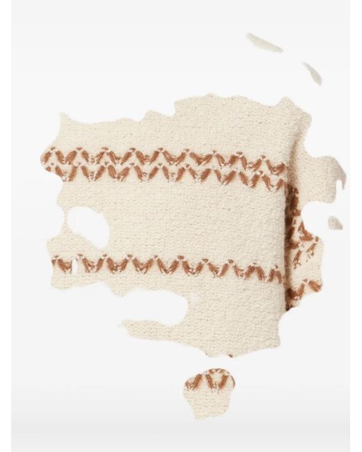 Isabel Marant Natural Romain Striped Pullover for men