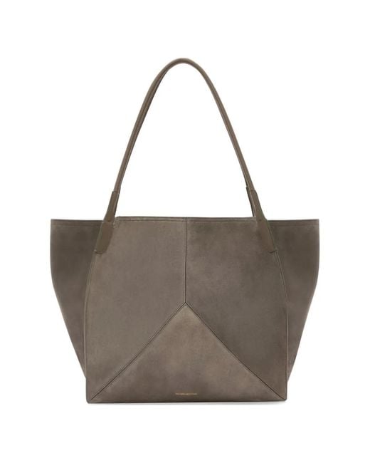 Victoria Beckham Brown Victoria Suede Tote Bag