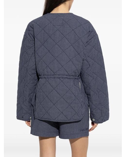 Rethinkit Studios Blue Gesteppte Jacke