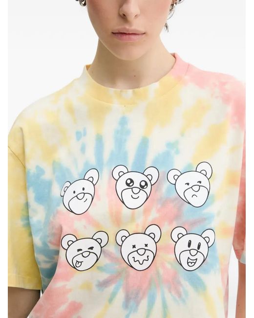 INBETWEENERS Yellow Tie-Dye Graphic T-Shirt