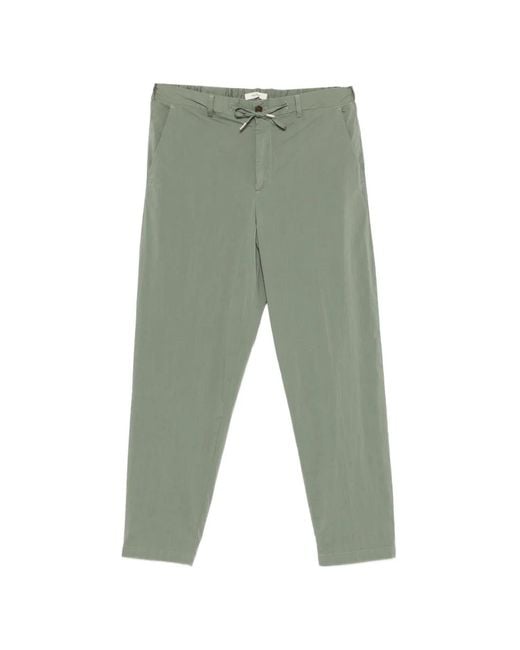 Briglia 1949 Green Covent Drawstring-Waistband Trousers for men