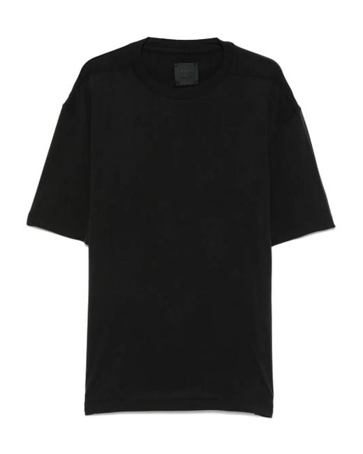 FREI-MUT Black Silk T-Shirt for men