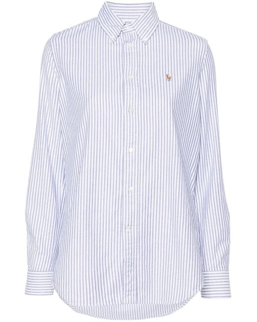 Polo Ralph Lauren White Polo Pony-Embroidered Shirt