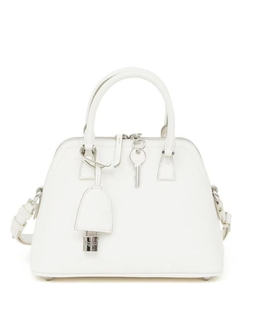Bolso shopper 5AC Classique mini Maison Margiela de color White