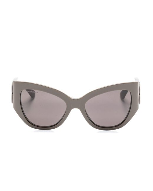Balenciaga Gray Butterfly-frame Sunglasses
