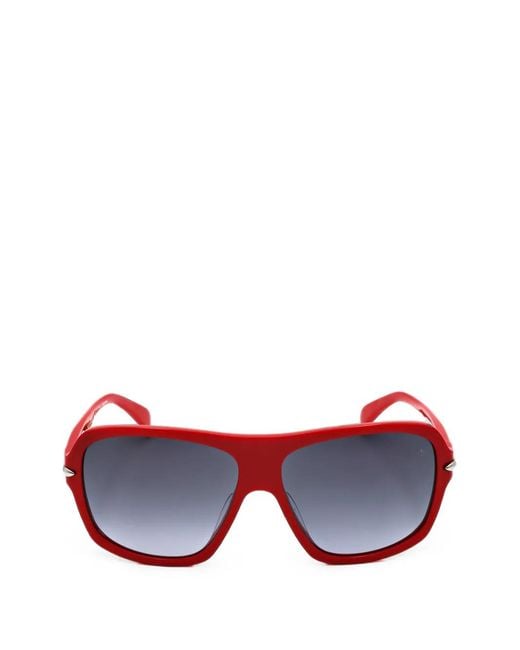 Rag & Bone Pink Pilot-Frame Sunglasses