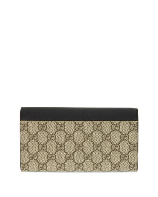 Gucci Black Logo Leather Wallet