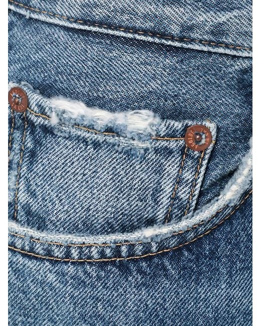 Agolde Blue Valen Frayed Jeans