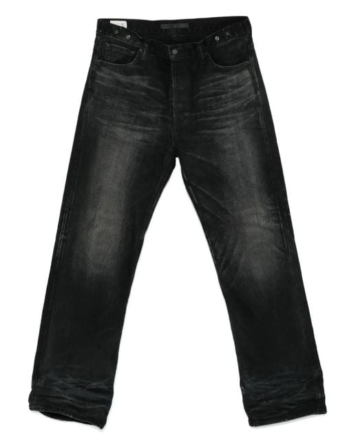 Mastercraft Union Black Faded Jeans for men